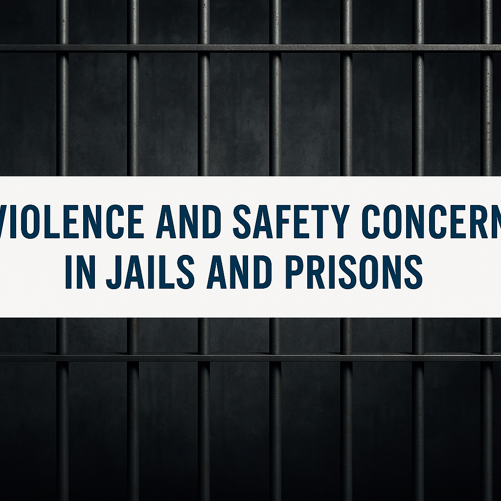 Violence and Safety Concerns in Jails and Prisons (2024–2025)