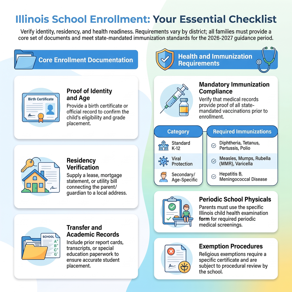 Illinois School Enrollment Requirements in 2026: What Parents Need to | TFD Supplies