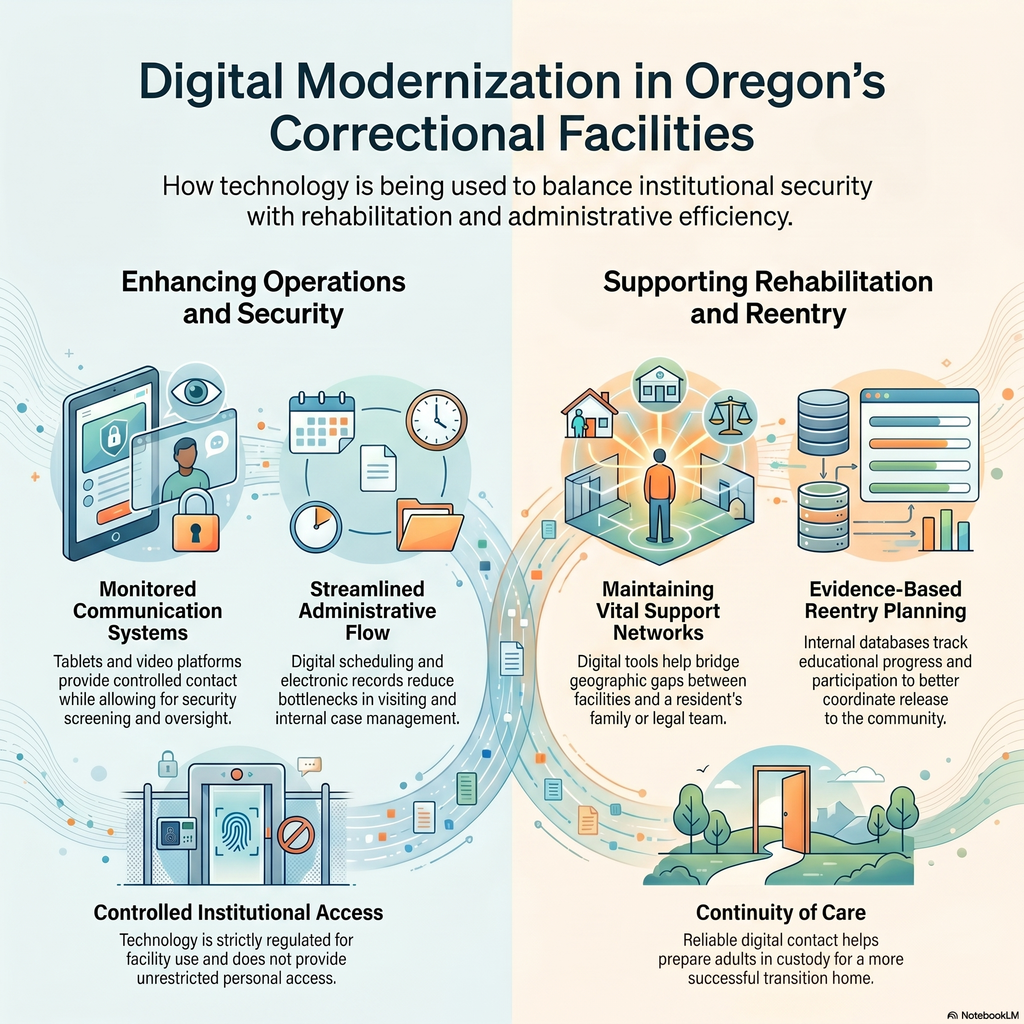 Technology in Oregon Correctional Institutions: How Digital Tools Are ...