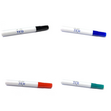 Image of 5 Pack of Dry Erase Markers In Plastic Storage Tub