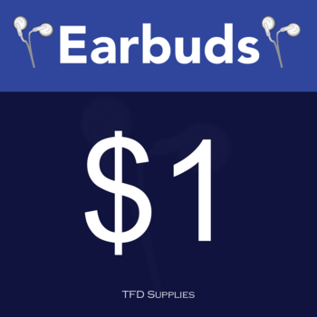 Earbud Storage Tub Stickers