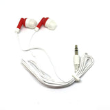 Image of Red Stereo Earbud Headphones