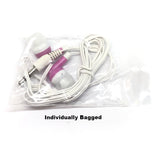 Image of Pink Stereo Earbud Headphones
