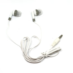 White Stereo Earbud Headphones