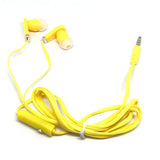 Image of Yellow/Gold Stereo Deluxe Earbuds With Microphone