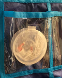 Image of Wall/Door Hanging 30 Earbud Organizer - Holds 30 Earbuds