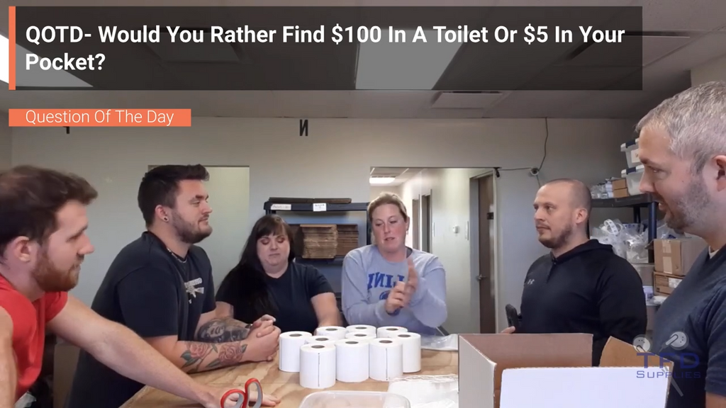 QOTD- Would You Rather Find $100 In A Toilet Or $5 In Your Pocket?