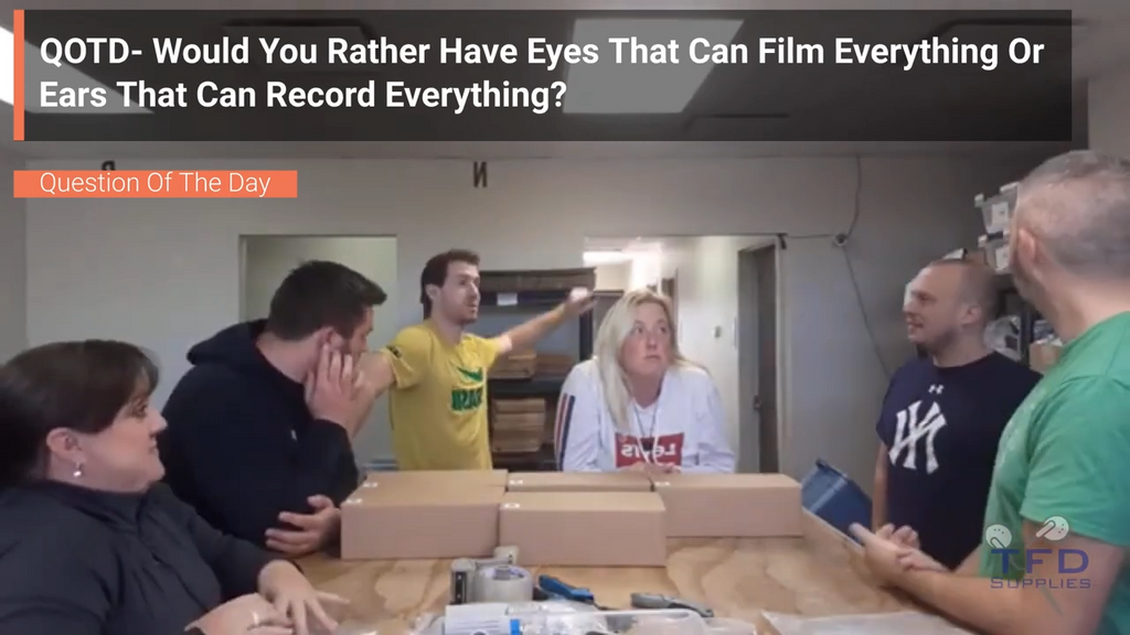 QOTD- Would You Rather Have Eyes That Can Film Everything Or Ears That Can Record Everything?