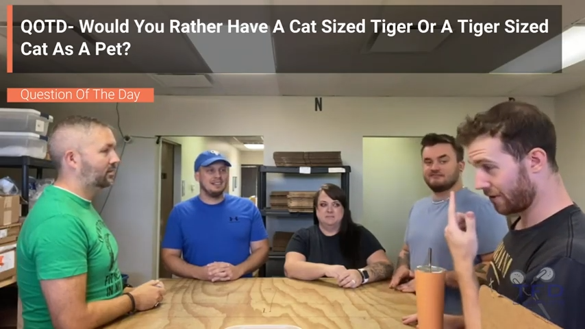 QOTD- Would You Rather Have A Cat Sized Tiger Or A Tiger Sized Cat As A Pet?
