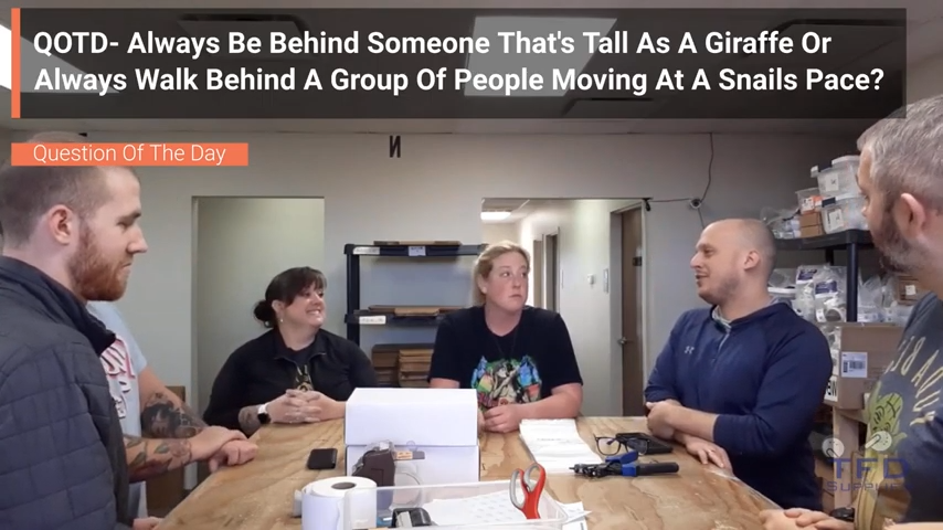 QOTD- Always Be Behind Someone That's Tall As A Giraffe Or Always Walk Behind A Group Of People Moving At A Snails Pace?