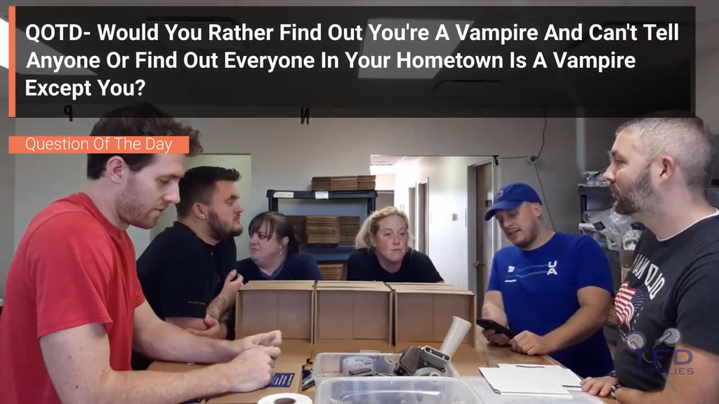 Would You Rather Find Out You're A Vampire And Can't Tell Anyone Or Find Out Everyone Is A Vampire?