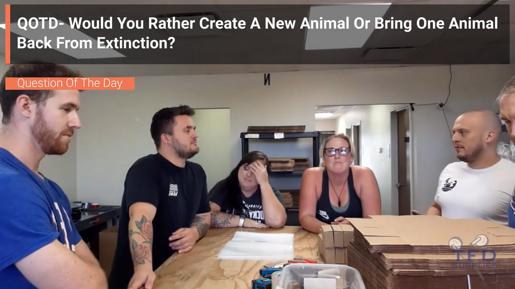 QOTD- Would You Rather Create A New Animal Or Bring One Animal Back From Extinction?