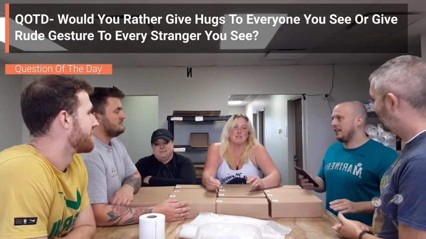 QOTD- Would You Rather Give Hugs To Everyone You See Or Give Rude Gesture To Every Stranger You See?