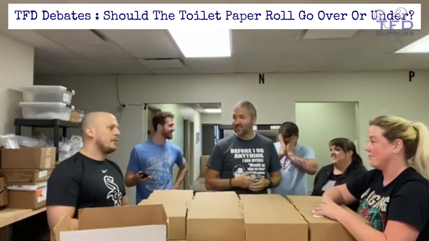 TFD Debates : Should The Toilet Paper Roll Go Over Or Under?