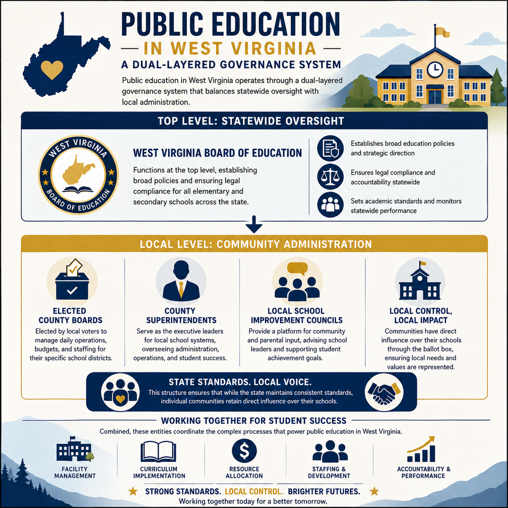 West Virginia School Board Structure Explained: How Local and State Go ...