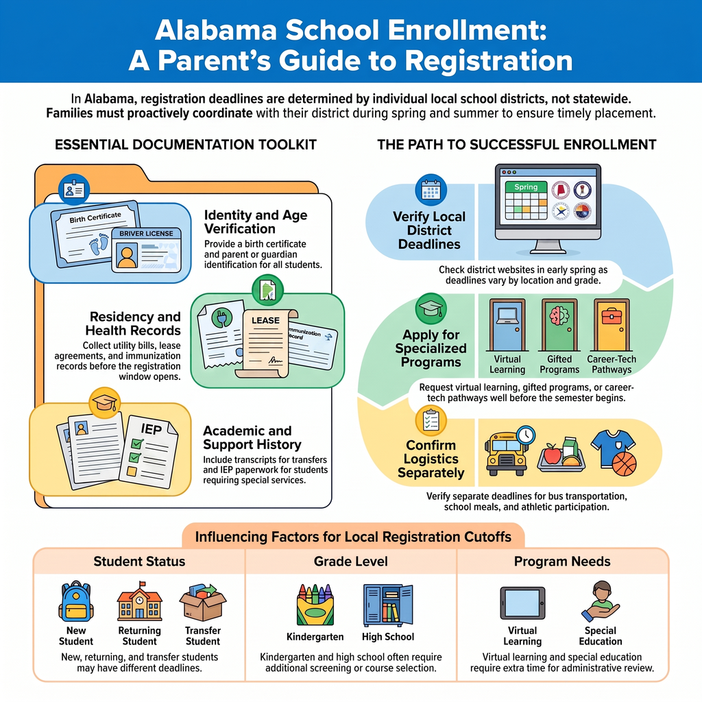 Alabama School Registration Deadlines in 2026: What Parents Need to Know Before Enrollment Closes