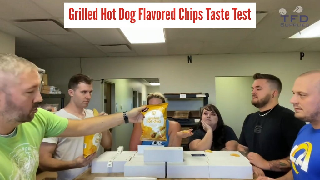 Grilled Hot Dog Flavored Chips Taste Test