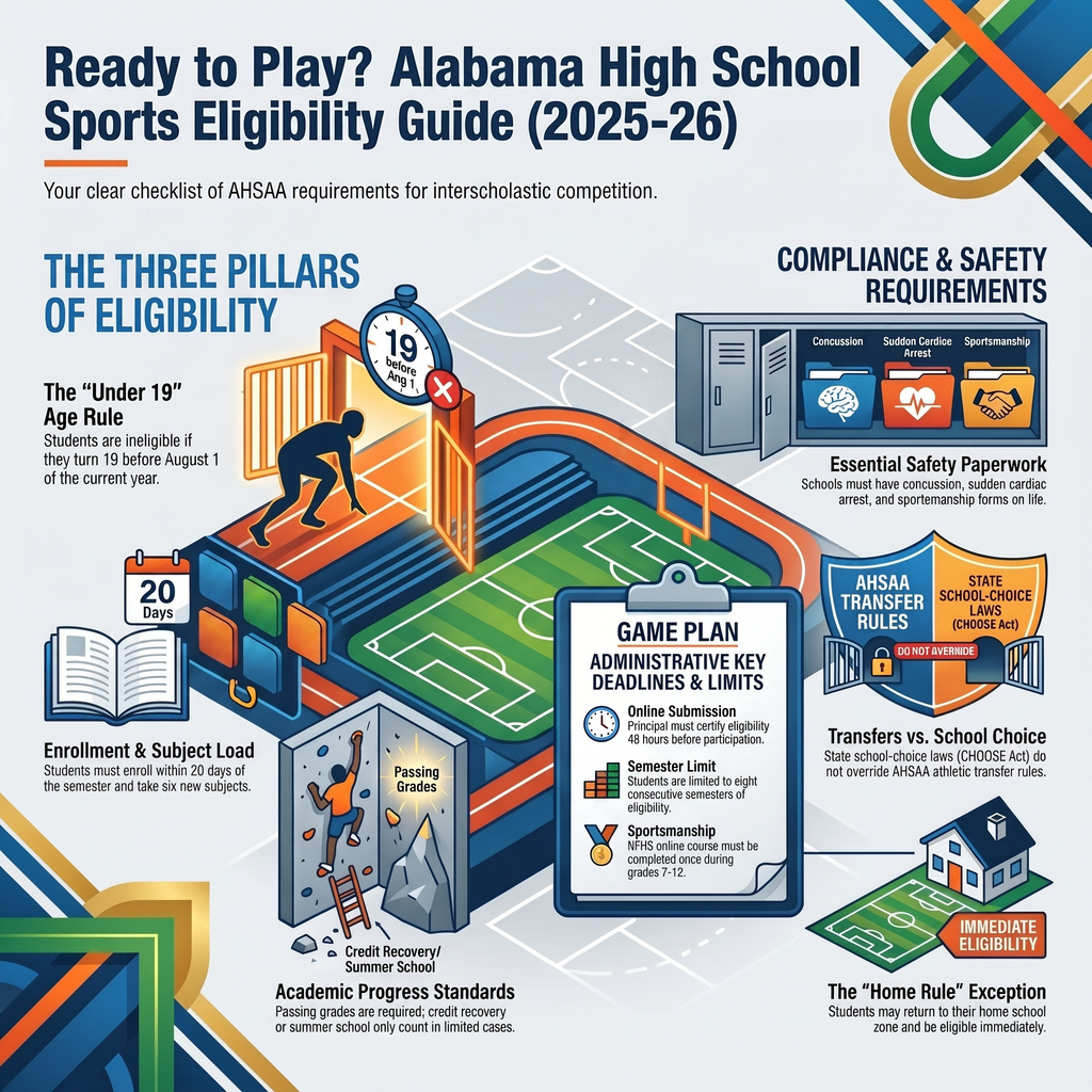 Alabama High School Sports Eligibility Rules in 2026: The Must-Know Ch ...