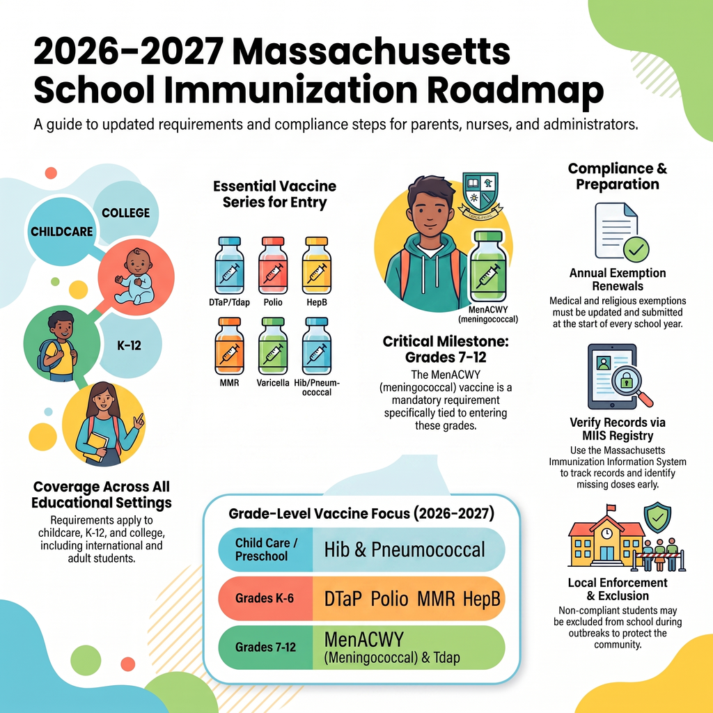 Massachusetts School Immunization Requirements in 2026: What Parents and Schools Need to Know