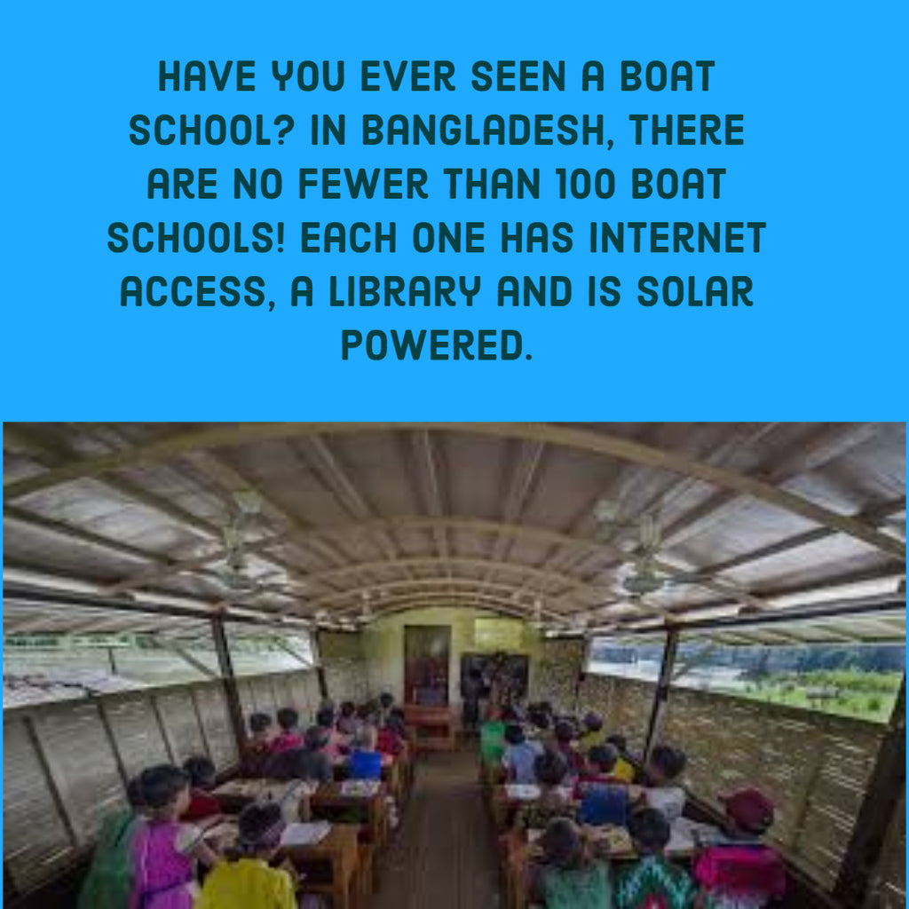 Boat Schools In Bangladesh