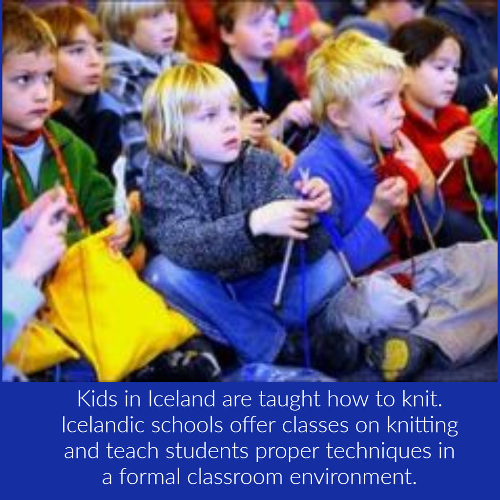 Knitting Lessons In School