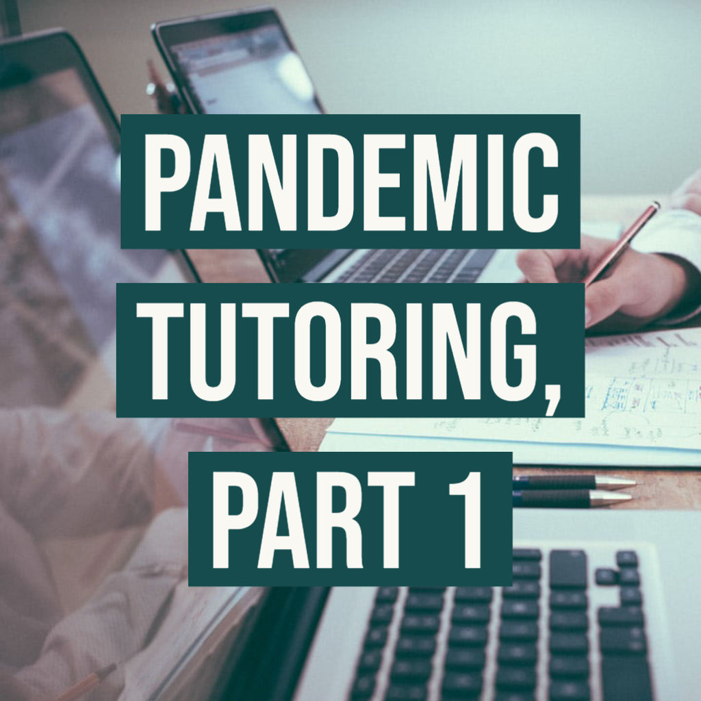 Pandemic Tutoring, Part 1