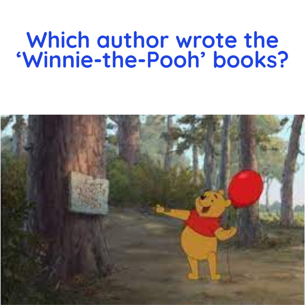 Which author wrote the 'Winnie-the-pooh' books?