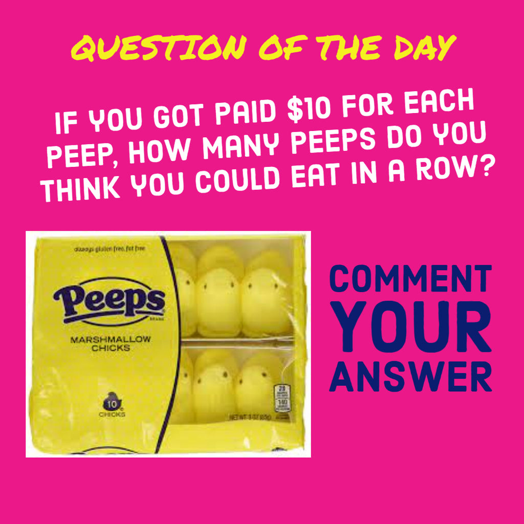 How many peeps can you eat in a row?