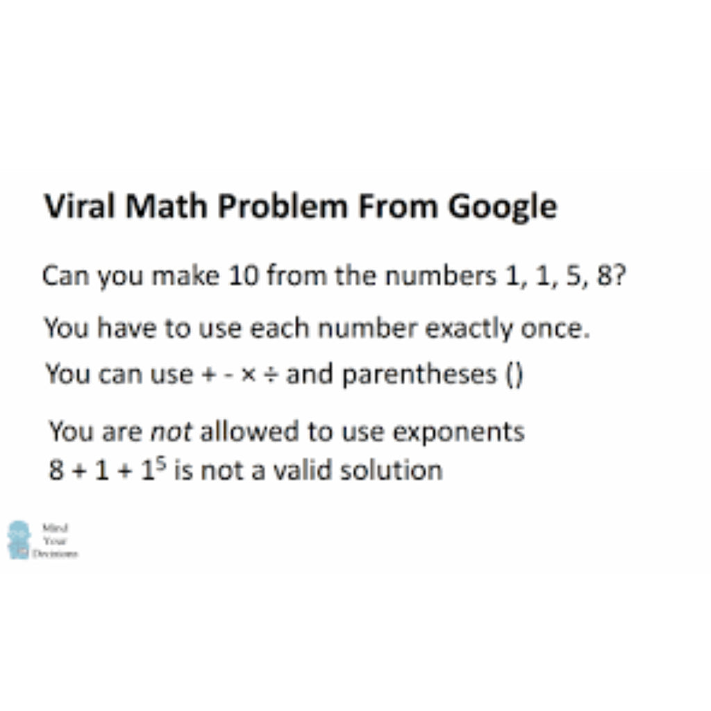 Viral Math Problem #120