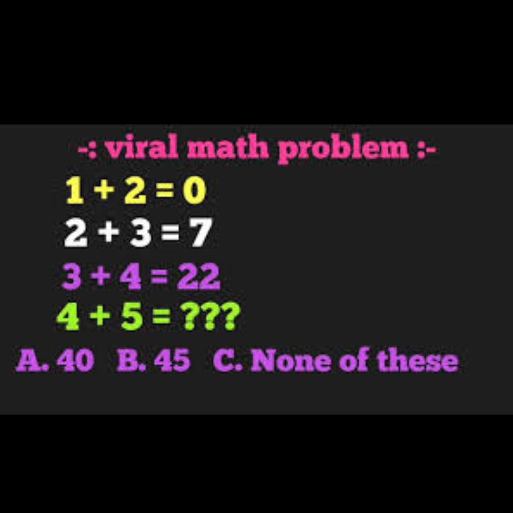 Viral Math Problem #126 – TFD Supplies