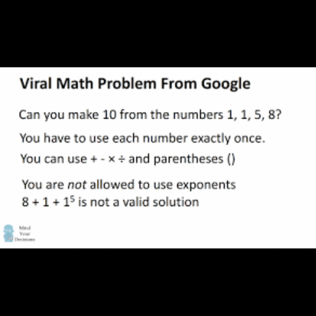 Viral Math Problem #139