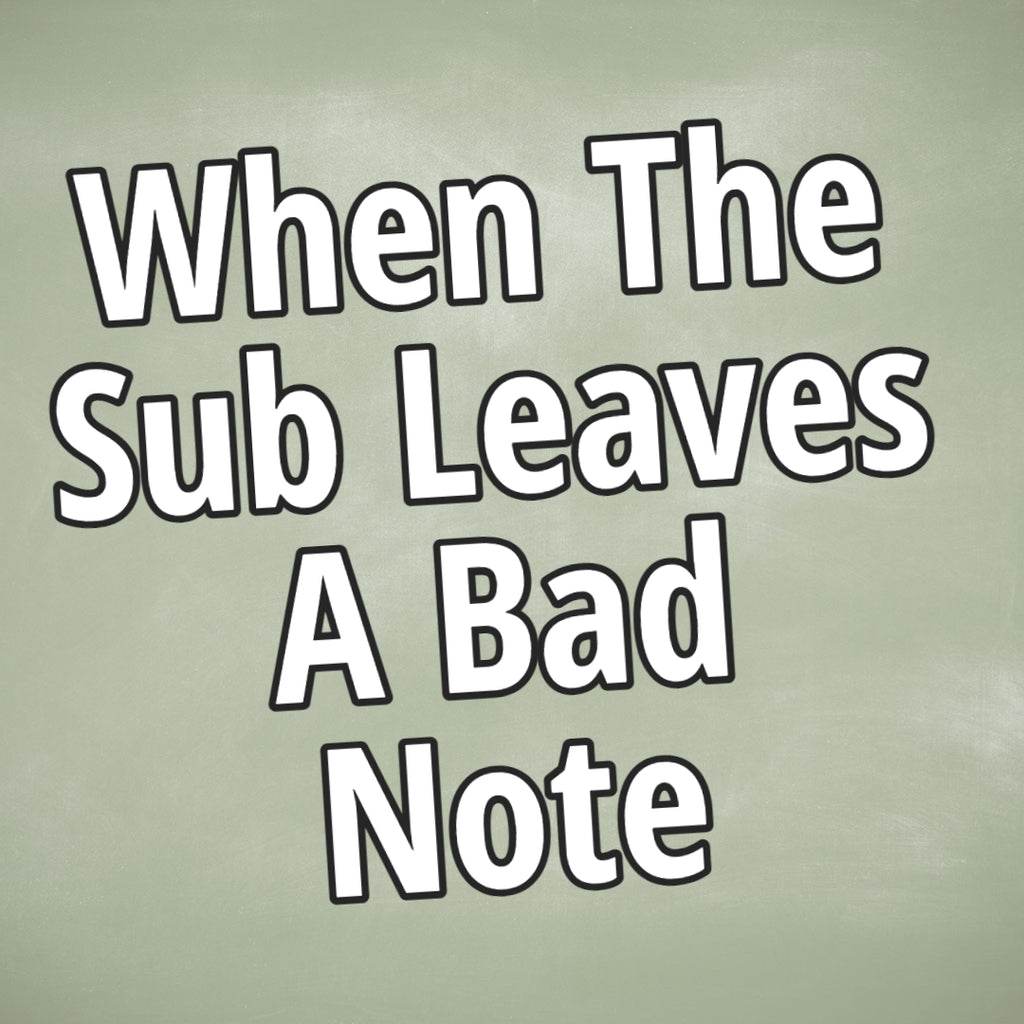 Bad Notee When The Sub Leaves A Bad Note | TFD Supplies