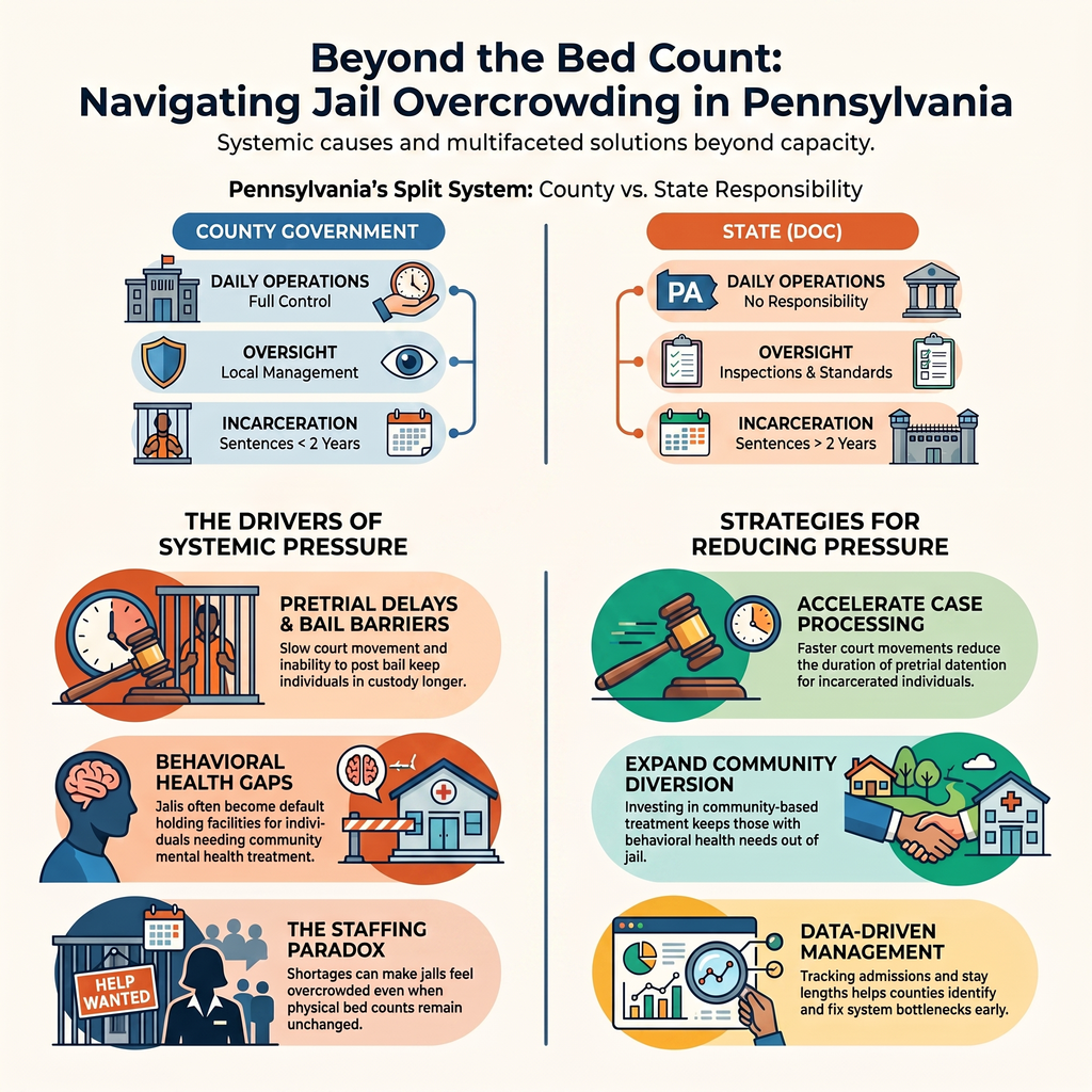 Overcrowding in Pennsylvania County Jails: What’s Happening in 2026 and Why It Matters