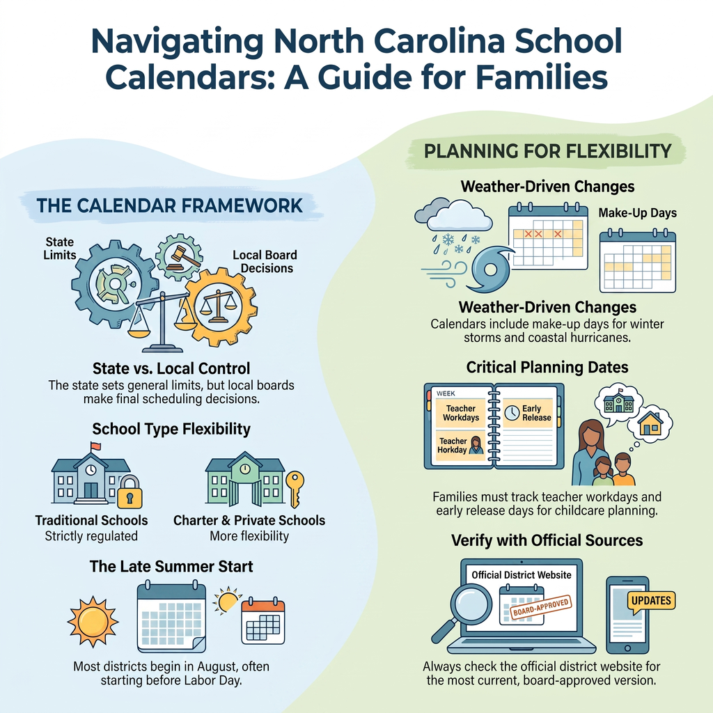 North Carolina School Calendars in 2026: What Parents, Students, and Educators Should Know