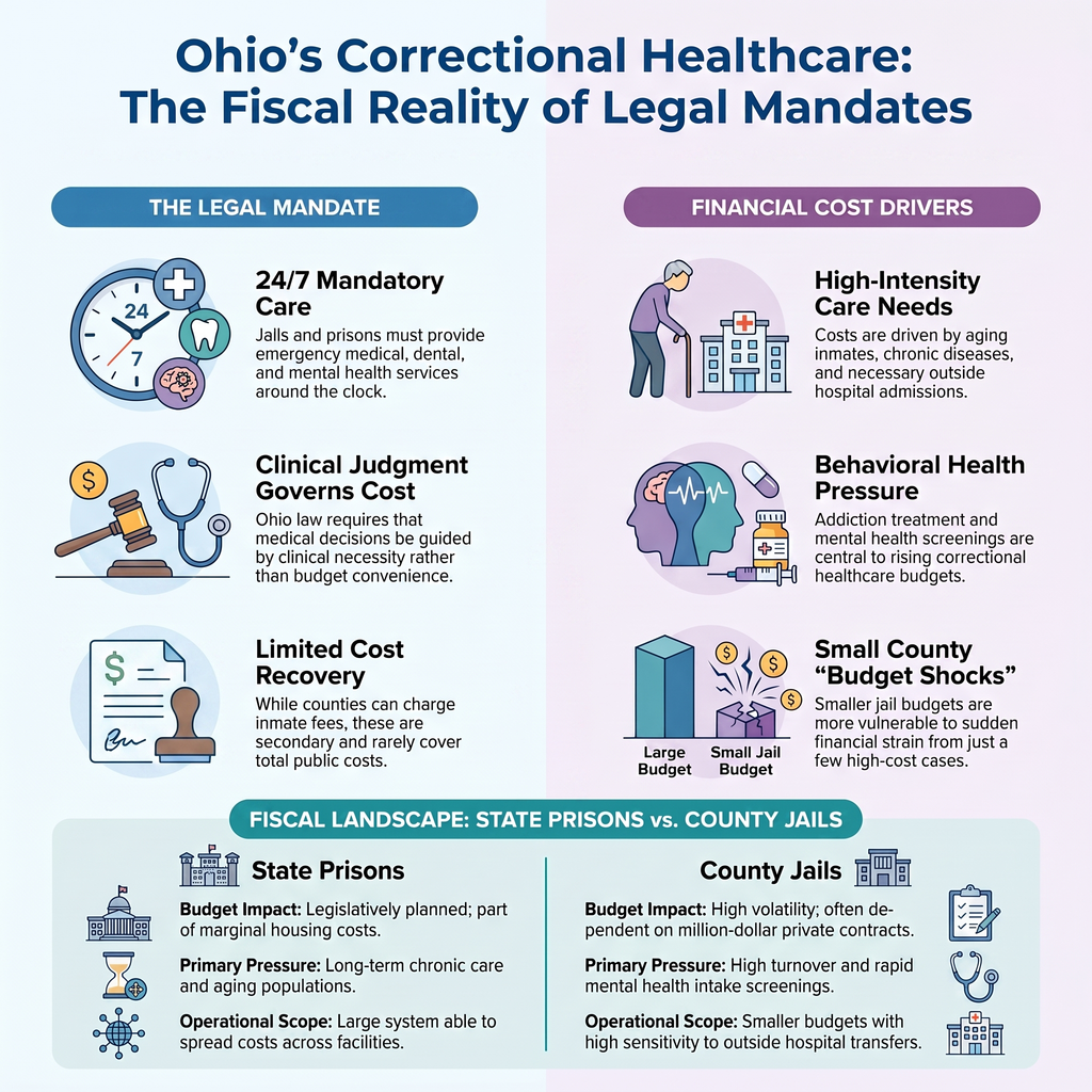 Jail and Prison Healthcare Costs in Ohio: What’s Driving the Bill in 2026
