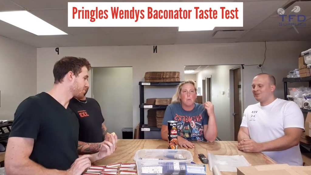 Pringles Wendys Baconator Taste Test