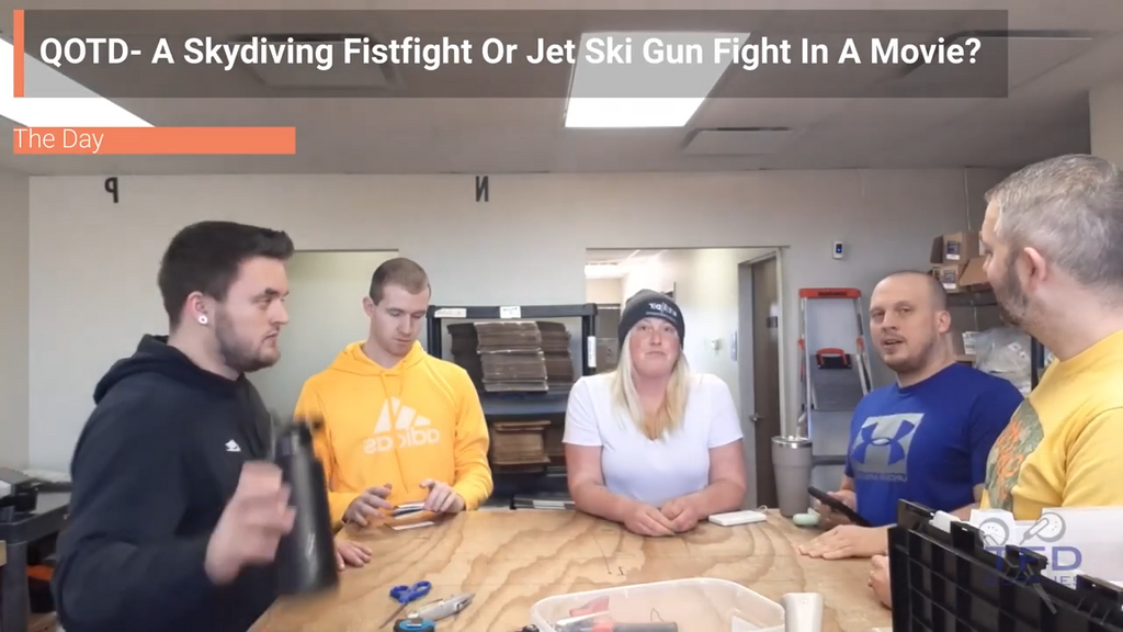 QOTD- A Skydiving Fistfight Or Jet Ski Gun Fight In A Movie?
