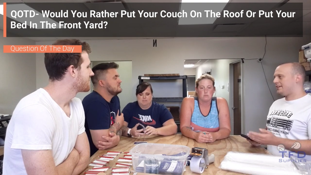 QOTD- Put Your Couch On The Roof Or Put Your Bed In The Front Yard?