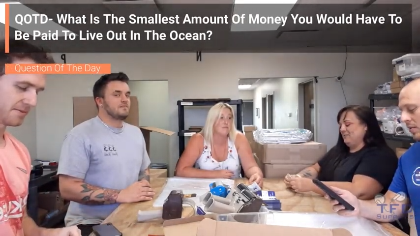 QOTD- What Is The Lowest Amount Of Money You Would Have To Be Paid To Live Out In The Ocean?