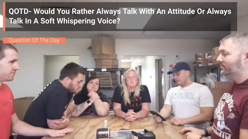 QOTD- Would You Rather Always Talk With An Attitude Or Always Talk In A Soft Whispering Voice?
