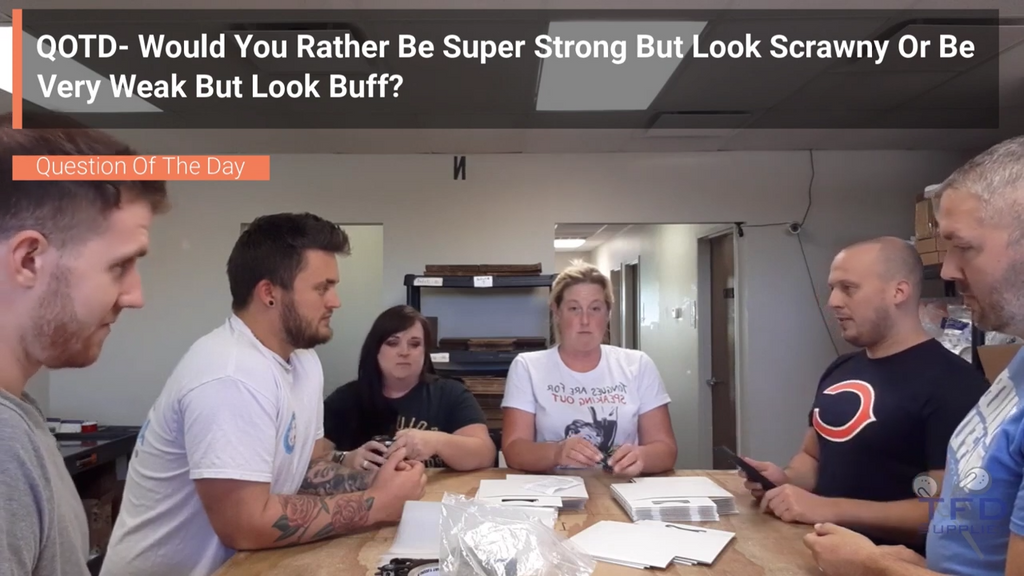 QOTD- Would You Rather Be Super Strong But Look Scrawny Or Be Very Weak But Look Buff?