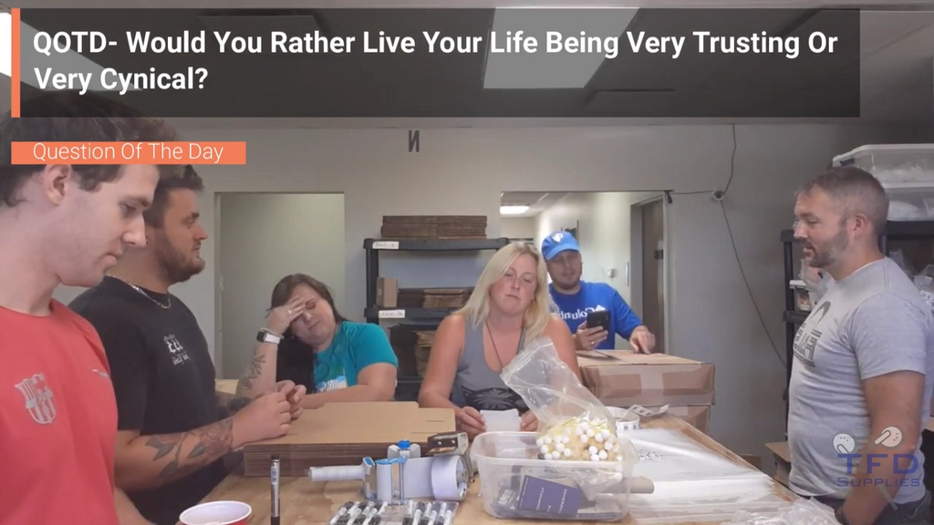 QOTD- Would You Rather Be Very Trusting Or Very Cynical?