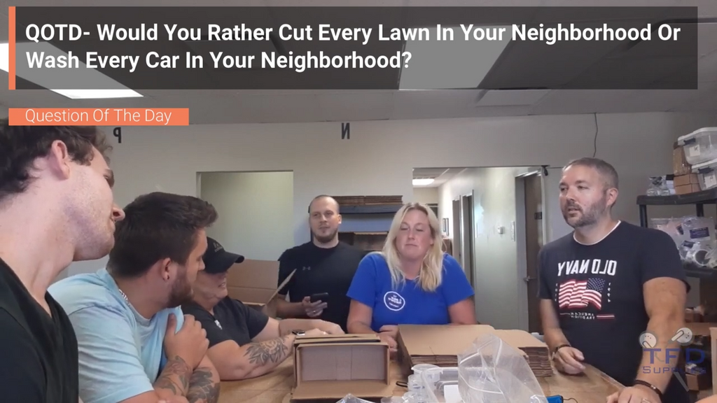 QOTD- Would You Rather Cut Every Lawn In Your Neighborhood Or Wash Every Car In Your Neighborhood?