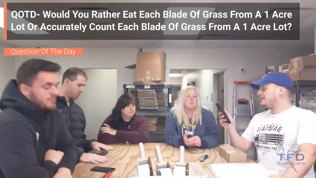 QOTD- Would You Rather Eat Grass From A 1 Acre Lot Or Accurately Count Grass From A 1 Acre Lot?