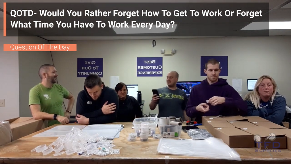 QOTD- Would You Rather Forget How To Get To Work Or Forget What Time You Have To Work Every Day?