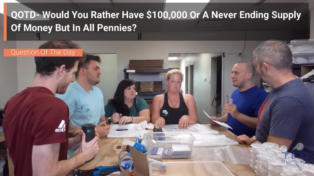 QOTD- Would You Rather Have $100,000 Or A Never-Ending Supply Of Money But In All Pennies?