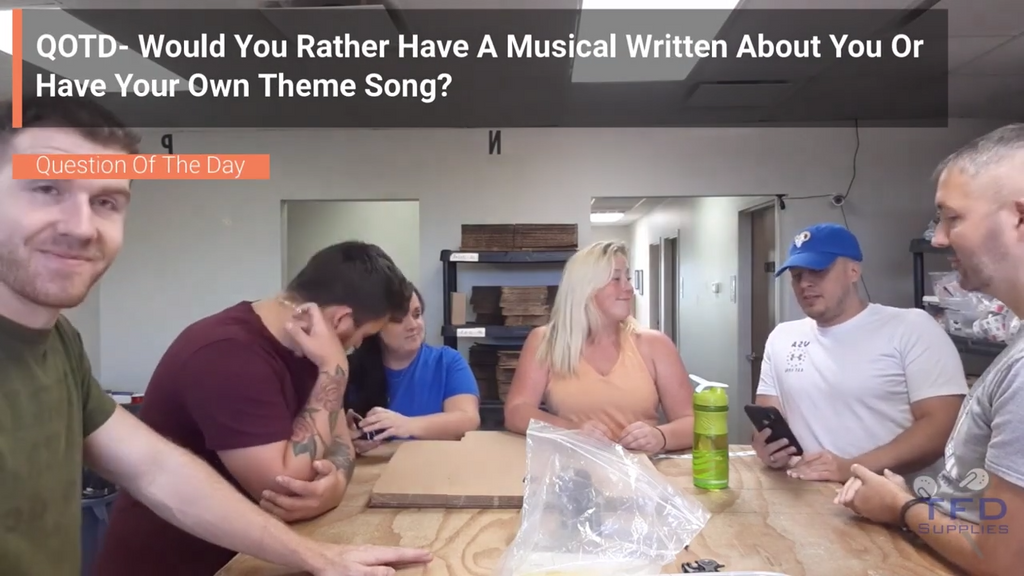 QOTD- Would You Rather Have A Musical Written About You Or Have Your Own Theme Song?