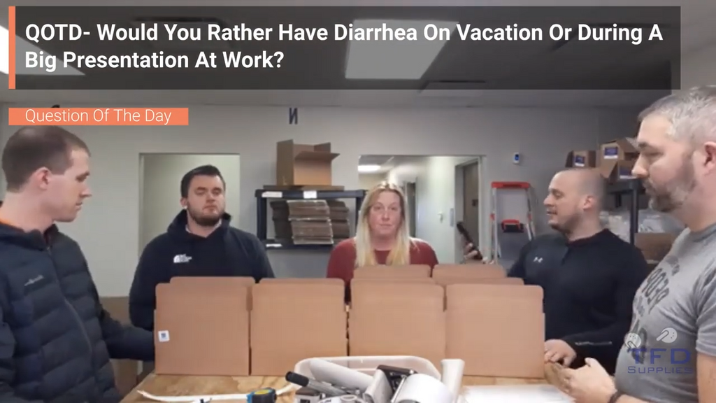 QOTD- Would You Rather Have Diarrhea On Vacation Or During A Big Presentation At Work?