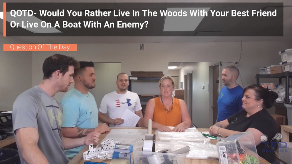 QOTD- Would You Rather Live In The Woods With Your Best Friend Or Live On A Boat With An Enemy?