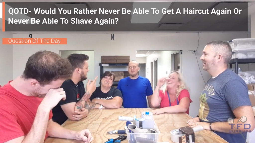 QOTD- Would You Rather Never Be Able To Get A Haircut Again Or Never Be Able To Shave Again?